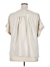Max Studio 100% Polyester Ivory Short Sleeve Blouse Size 2X - photo 2