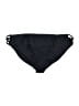 Ecru Solid Black Swimsuit Bottoms Size S - photo 1