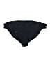Ecru Solid Black Swimsuit Bottoms Size S - photo 2