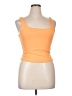 REORIA Solid Orange Tank Top Size XL - photo 1