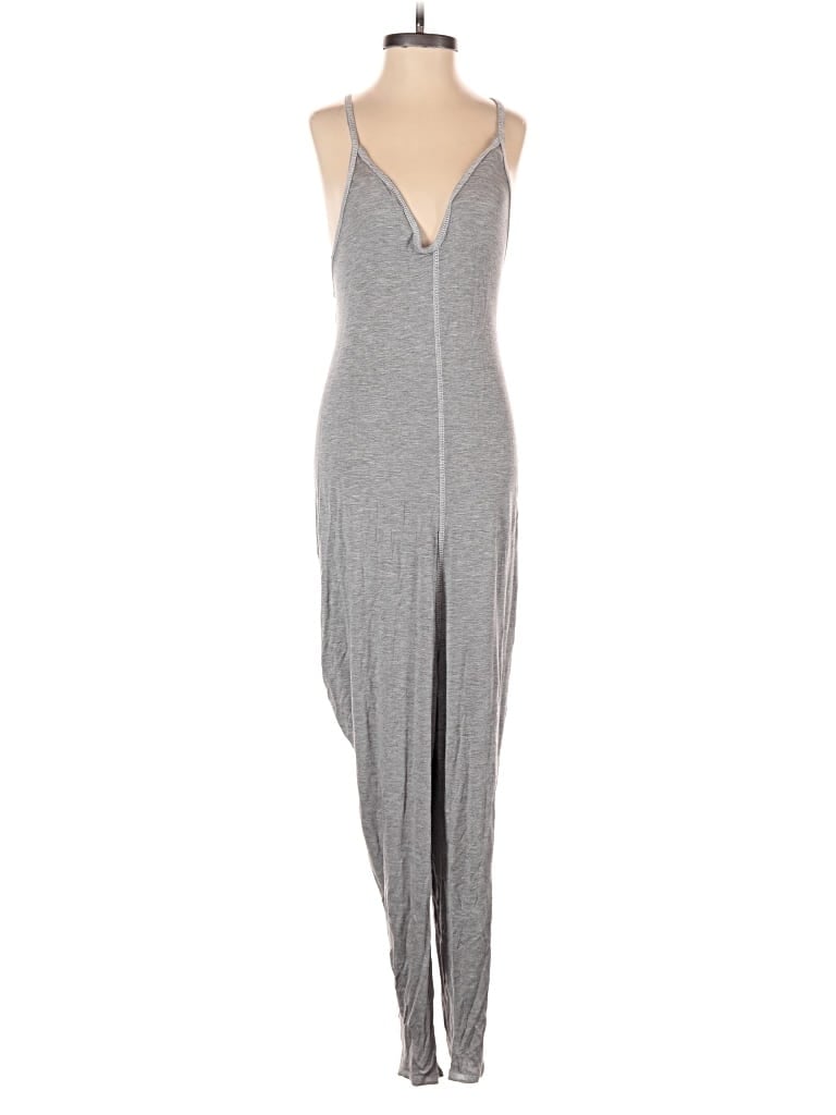 Pre-owned Fashion Nova Jumpsuit In Gray