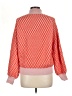 Dèluc. Chevron-herringbone Orange Pullover Sweater Size L - photo 2