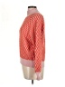 Dèluc. Chevron-herringbone Orange Pullover Sweater Size L - photo 5