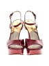 MICHAEL Michael Kors 100% Leather Color Block Red Heels Size 8 1/2 - photo 2