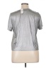 Porridge Metallic Silver Short Sleeve Top Size XL (4) - photo 2