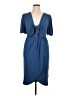 ELOQUII Solid Blue Cocktail Dress Size 14 Plus - photo 1