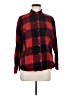 Old Navy 100% Cotton Plaid Red Long Sleeve Button-Down Shirt Size M - photo 1