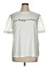 Shein Curve Silver Short Sleeve Top Size 16 Plus (2) - photo 1