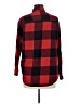 Old Navy 100% Cotton Plaid Red Long Sleeve Button-Down Shirt Size M - photo 2