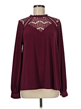 Buckle Black Long Sleeve Blouse