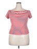 Shein Curve Red Short Sleeve Top Size 20 Plus (4) - photo 1