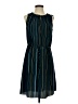 Joe Fresh Stripes Teal Casual Dress Size S - photo 1