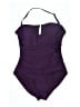DKNY Solid Purple One Piece Swimsuit Size XXS (estimated) - photo 1