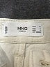 MNG 100% Cotton Ivory Khakis Size 6 - photo 4