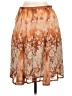 Worthington 100% Polyester Tie-dye Brown Casual Skirt Size 8 Petite - photo 2