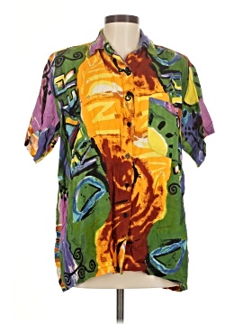 Assorted Brands Short Sleeve Button Down Shirt
