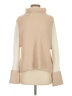 Sugarlips Color Block Tan Turtleneck Sweater Size S - photo 1