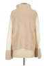 Sugarlips Color Block Tan Turtleneck Sweater Size S - photo 2