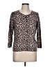 Boden Animal Print Brown Pullover Sweater Size 12 - photo 1