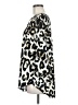 Karen Kane Animal Print Ivory Black 3/4 Sleeve Blouse Size M (estimated) - photo 5