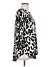 Karen Kane Animal Print Ivory Black 3/4 Sleeve Blouse Size M (estimated) - photo 4