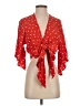 VICI 100% Rayon Red Kimono Size S - photo 1
