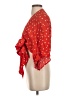 VICI 100% Rayon Red Kimono Size S - photo 5