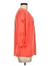 Brixon Ivy 100% Polyester Orange 3/4 Sleeve Blouse Size M - photo 4
