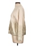 Ann Taylor Metallic Ivory Turtleneck Sweater Size L - photo 5