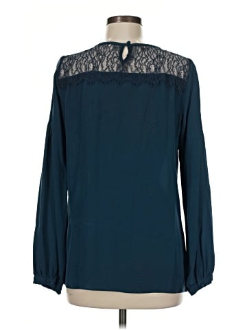 Shoshanna Long Sleeve Silk Top (view 2)