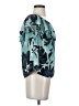 Maeve Teal Short Sleeve Blouse Size XS - photo 4