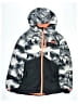 Hurley 100% Polyester Print Gray Snow Jacket Size 14 - 16 - photo 1