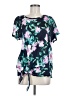 J.Jill 100% Linen Teal Green Short Sleeve Blouse Size M (estimated) - photo 1