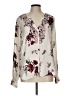 Joie Floral Ivory Long Sleeve Blouse Size L - photo 1