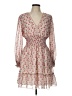 Max Studio 100% Polyester Floral Ivory Casual Dress Size L - photo 1