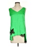 Helmut Lang 100% Viscose Green Sleeveless Blouse Size S - photo 1