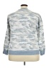 Splendid Camo Blue Sweatshirt Size XXL - photo 2