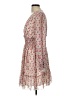 Max Studio 100% Polyester Floral Ivory Casual Dress Size L - photo 5