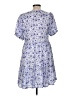 Reistor Print Blue Casual Dress Size M - photo 2