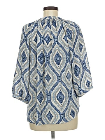 Q&A 3/4 Sleeve Blouse (view 2)