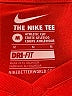 Nike 100% Polyester Orange Short Sleeve T-Shirt Size M - photo 7