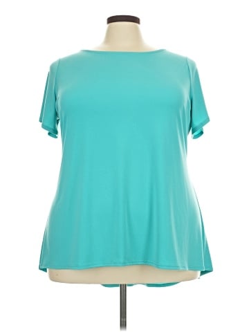 Susan Graver Short Sleeve Blouse (view 1)