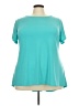 Susan Graver Teal Short Sleeve Blouse Size 2X - photo 1