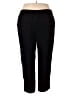 Halogen 100% Viscose Solid Black Active Pants Size 22 - photo 2