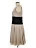 Calvin Klein Color Block Gray Cocktail Dress Size 10 - photo 5