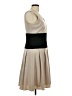 Calvin Klein Color Block Gray Cocktail Dress Size 10 - photo 4