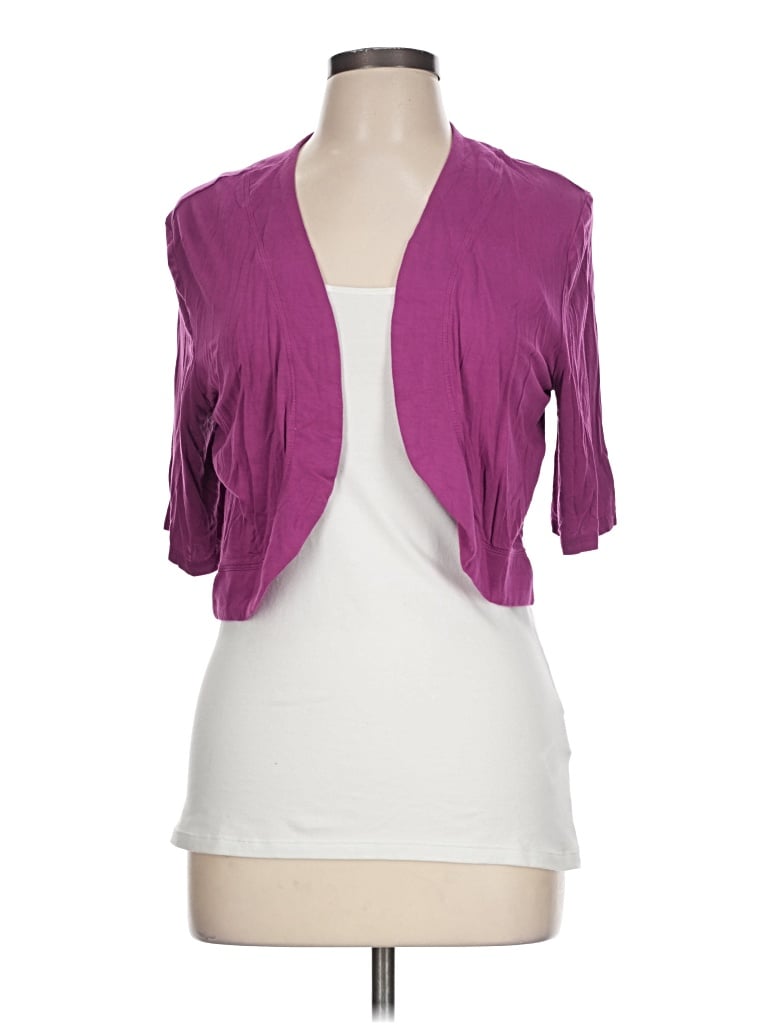 Pre-owned Soma Cardigan Sweater In Purple