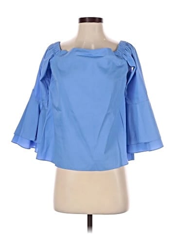 Amanda Uprichard 3/4 Sleeve Blouse (view 1)