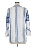 Chico's 100% Rayon Blue 3/4 Sleeve Blouse Size Med (1) - photo 2