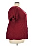 Torrid Burgundy Short Sleeve Blouse Size 2X Plus (2) - photo 4